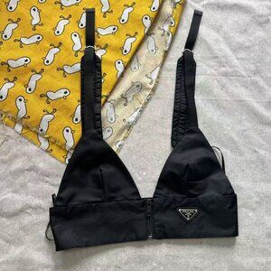 Prada Re-Nylon Gabardine Top 'Black'
